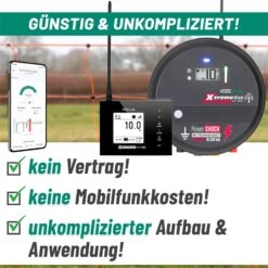 VOSS.farming Set: Profi-Weidezaungerät+Smartphone Fernsteuereinheit - Xtreme Duo X200 RF+FM 20 WiFi 24 VOSS.farming Set: Profi-Weidezaungerät+Smartphone Fernsteuereinheit - Xtreme Duo X200 RF+FM 20 WiFi -Optimal Ranchzaun Geschäft 41751 voss farming set profi weidezaungeraet smartphone fernsteuerung guenstig unkompliziert