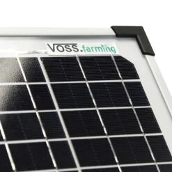 VOSS.farming "KAPPA 7 SOLAR", Starkes Weidezaun-Set + 12V Akku + 12W Solar -Optimal Ranchzaun Geschäft 42035 voss farming weidezaungeraet mit solarmodul 12w