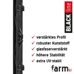60x VOSS.farming "farm 105" Weidezaunpfahl 105cm, Schwarz, AKTION! 9 60x VOSS.farming "farm 105" Weidezaunpfahl 105cm, Schwarz, AKTION! -Optimal Ranchzaun Geschäft 42173 voss farming weidezaunpfahl aus kunststoff 105cm schwarz black line 1
