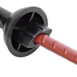 25x VOSS.farming Federstahlpfahl, Oval, Rot, 9,5 X 5,5mm, 107cm -Optimal Ranchzaun Geschäft 42175 VOSS farming Federstahlpfahl Federstahl 107cm oval rot detail