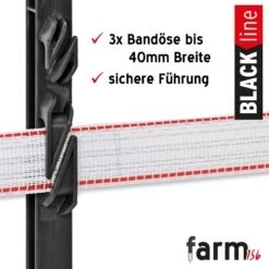 20x VOSS.farming "farm 156" Weidezaunpfähle 156cm, Schwarz 15 20x VOSS.farming "farm 156" Weidezaunpfähle 156cm, Schwarz -Optimal Ranchzaun Geschäft 42183 voss farming weidepfahl kunststoff weidezaunband 156cm schwarz blackline