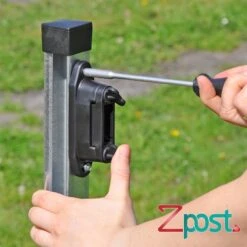 20x VOSS.farming Z-Profil / Z-profilpfahl, 100cm, Aktionspack! Metallpfahl Für Weidezaun -Optimal Ranchzaun Geschäft 42220 Eck Streckisolator fuer TPost T Post fuer Weidezaun Voss.farming