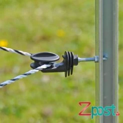 20x VOSS.farming Z-Profil / Z-profilpfahl, 100cm, Aktionspack! Metallpfahl Für Weidezaun -Optimal Ranchzaun Geschäft 42220 Eckisolator befestig am Z Post ZPost von Voss.farming