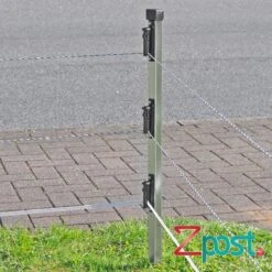 20x VOSS.farming Z-Profil / Z-profilpfahl, 100cm, Aktionspack! Metallpfahl Für Weidezaun -Optimal Ranchzaun Geschäft 42220.4 Z Post ZPost ZProfilpfahl Z Profilpfahl Ecke Voss.farming 1