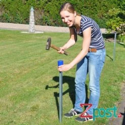 20x VOSS.farming Z-Profil / Z-profilpfahl, 100cm, Aktionspack! Metallpfahl Für Weidezaun -Optimal Ranchzaun Geschäft 42220.4 ZProfilpfahl Z Profilpfaehle Weidezaunpfahl Z Weidezaunpfaehle 1