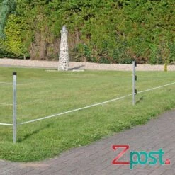 4x VOSS.farming Z-Profil / Z-profilpfahl, 100cm Alt. T-Pfosten Festzaunpfahl Weidezaunpfähle -Optimal Ranchzaun Geschäft 42220.4 ZProfilpfahl Z Profilpfahl Kleintierzaun Kleintierabwehr