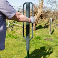 Handramme Für Alle Gängigen T-Post/ T-Pfosten -Optimal Ranchzaun Geschäft 42229 handramme t post verschweisste stossplatte
