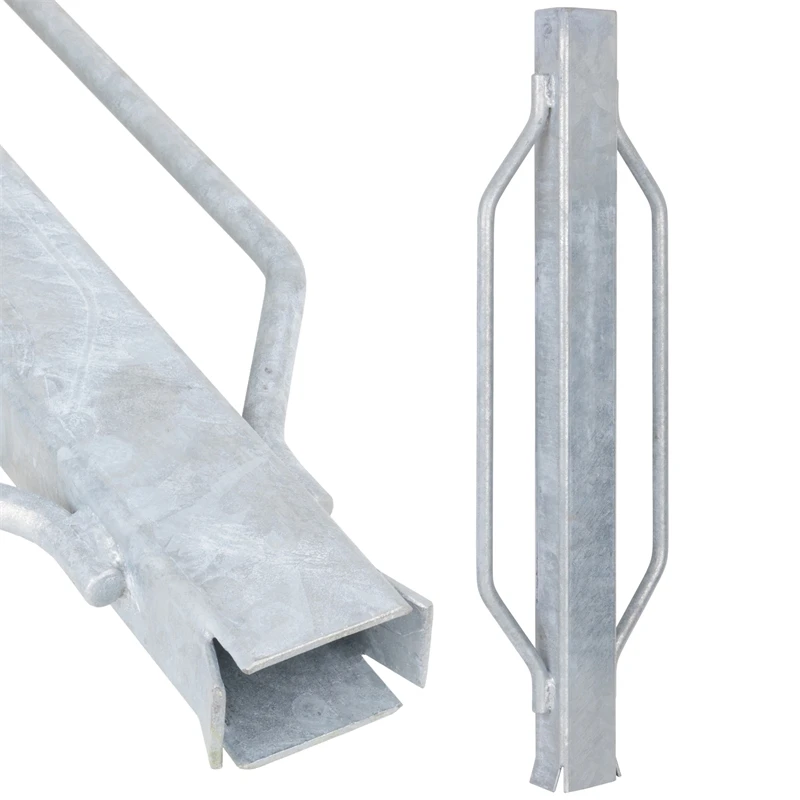 VOSS.farming Handramme Für Wildzäune, Z-Profilpfosten, Verzinkt 3 VOSS.farming Handramme Für Wildzäune, Z-Profilpfosten, Verzinkt