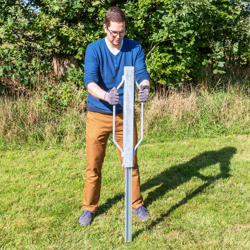 VOSS.farming Handramme Für Wildzäune, Z-Profilpfosten, Verzinkt 10 VOSS.farming Handramme Für Wildzäune, Z-Profilpfosten, Verzinkt – Bild 8