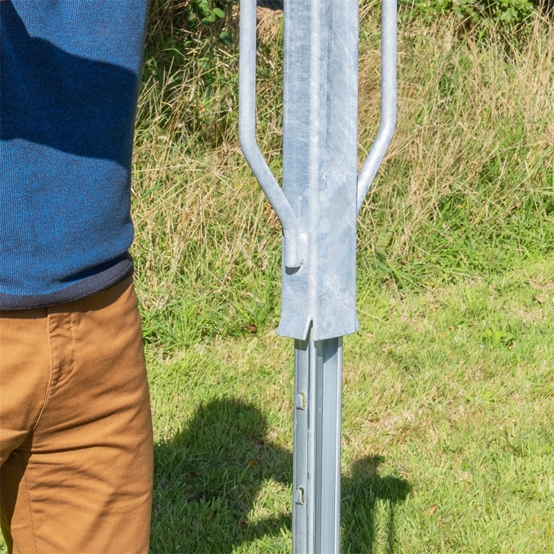 VOSS.farming Handramme Für Wildzäune, Z-Profilpfosten, Verzinkt 12 VOSS.farming Handramme Für Wildzäune, Z-Profilpfosten, Verzinkt – Bild 10