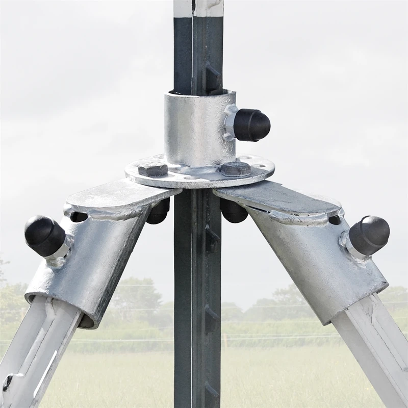 VOSS.farming Pferdezaun T-Pfosten-Set Für 400m, 3x Reihen Band, 182cm Mit 35W Solar-Weidezaungerät 12 VOSS.farming Pferdezaun T-Pfosten-Set Für 400m, 3x Reihen Band, 182cm Mit 35W Solar-Weidezaungerät – Bild 10