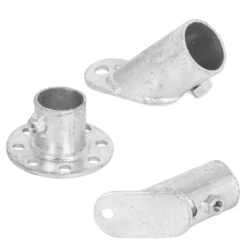 Ecklösungs-Set T-Post "SAFE", 4x Diagonalhülse + 1x Tophülse -Optimal Ranchzaun Geschäft 42255 voss farming tpfosten tpost eckset