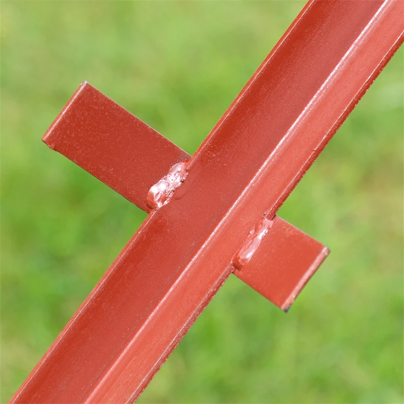 40x VOSS.farming Winkelstahlpfahl 150cm, 3mm, 5x Bohrungen, Mit Doppeltritt 6 40x VOSS.farming Winkelstahlpfahl 150cm, 3mm, 5x Bohrungen, Mit Doppeltritt – Bild 4