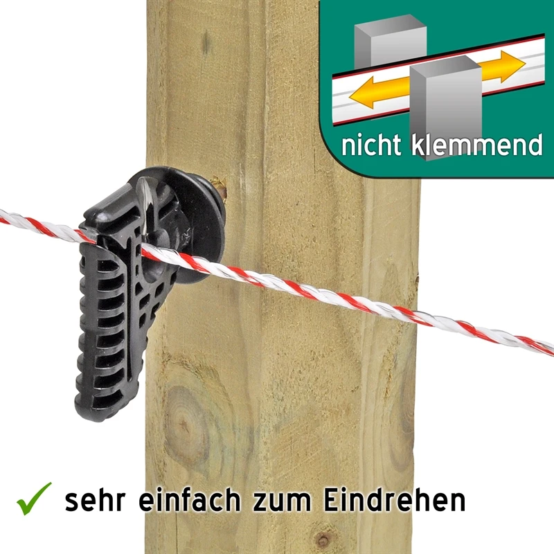 30x Isolator "COMBI", Für Band Und Seil 4 30x Isolator "COMBI", Für Band Und Seil – Bild 2