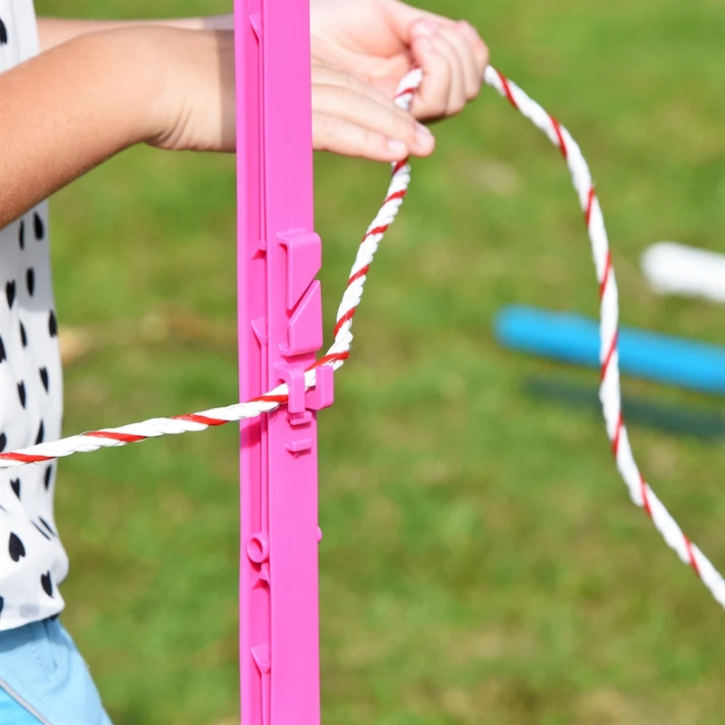 20x VOSS.farming "style" Weidezaunpfähle, 156 Cm, Doppeltritt, Pink 8 20x VOSS.farming "style" Weidezaunpfähle, 156 Cm, Doppeltritt, Pink – Bild 6