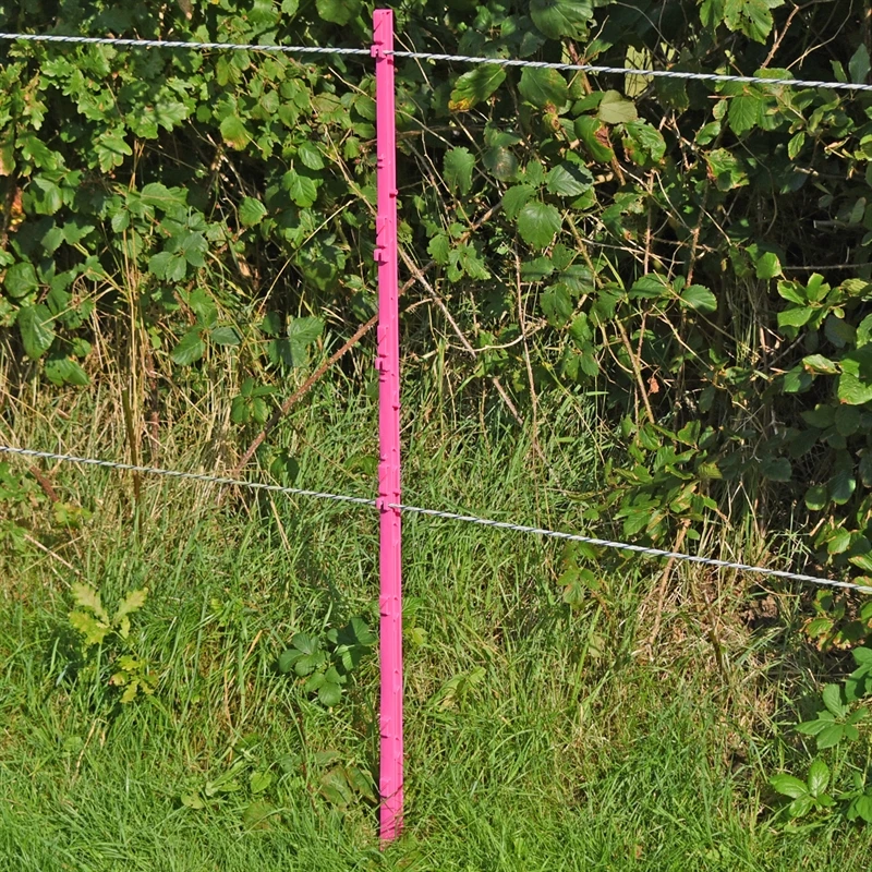 20x VOSS.farming "style" Weidezaunpfähle, 156 Cm, Doppeltritt, Pink 14 20x VOSS.farming "style" Weidezaunpfähle, 156 Cm, Doppeltritt, Pink – Bild 12
