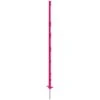 20x VOSS.farming "style" Weidezaunpfähle, 156 Cm, Doppeltritt, Pink