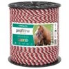 VOSS.farming Weidezaunseil 400m, 3x0,25 Kupfer + 3x0,25 Niro, Weiß/rot/schwarz -Optimal Ranchzaun Geschäft 42450 voss farming weidezaunseil 400m