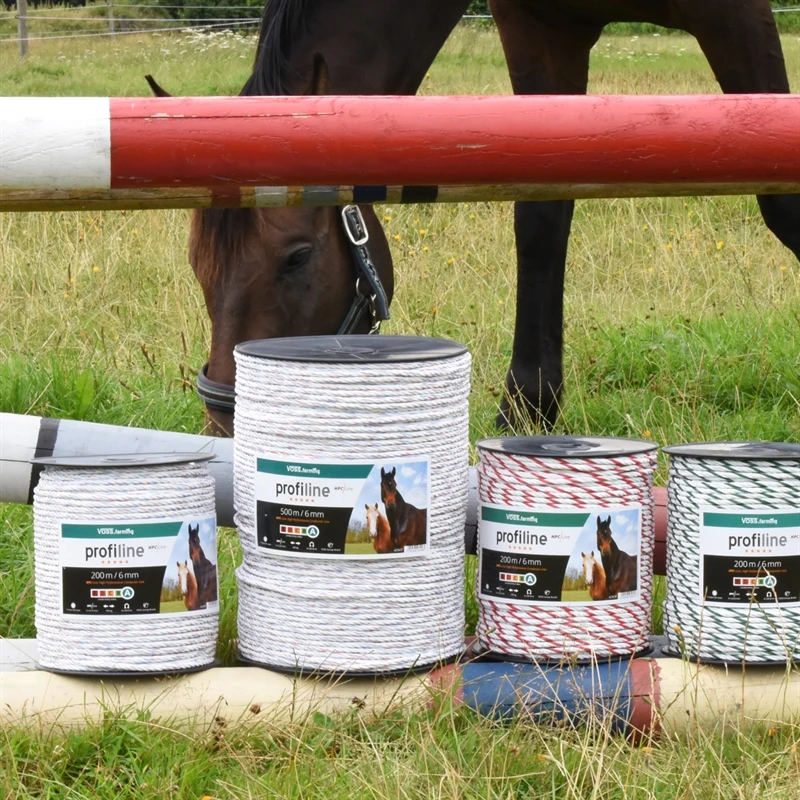 VOSS.farming Weidezaunseil 200m, Ø 6mm, 6x0,25 HPC® Powerleiter, Qualitäts Weidekordel, Weiß 14 VOSS.farming Weidezaunseil 200m, Ø 6mm, 6x0,25 HPC® Powerleiter, Qualitäts Weidekordel, Weiß – Bild 12