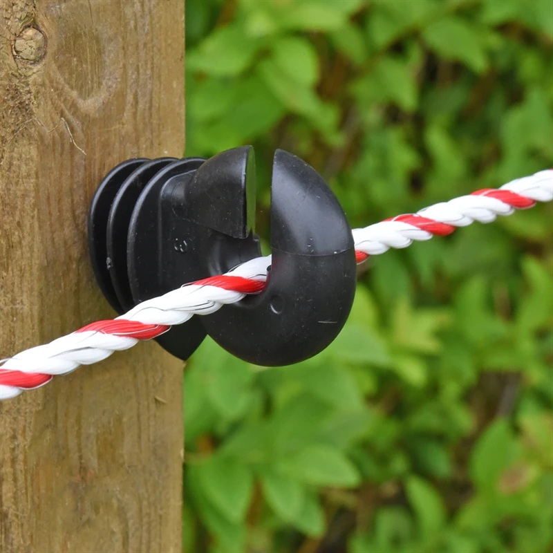 VOSS.farming Weideseil 200m, Ø 6mm, 6x0,25 HPC® Powerleiter, Markenqualität, Weiß-rot 9 VOSS.farming Weideseil 200m, Ø 6mm, 6x0,25 HPC® Powerleiter, Markenqualität, Weiß-rot – Bild 7