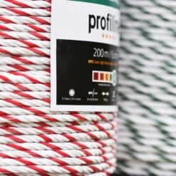 VOSS.farming Weideseil 200m, Ø 6mm, 6x0,25 HPC® Powerleiter, Markenqualität, Weiß-rot 24 VOSS.farming Weideseil 200m, Ø 6mm, 6x0,25 HPC® Powerleiter, Markenqualität, Weiß-rot -Optimal Ranchzaun Geschäft 42604 VOSS.farming HPC das Weidezaunseil fuer elektrische Zaeune