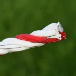 VOSS.farming Weideseil 200m, Ø 6mm, 6x0,25 HPC® Powerleiter, Markenqualität, Weiß-rot 18 VOSS.farming Weideseil 200m, Ø 6mm, 6x0,25 HPC® Powerleiter, Markenqualität, Weiß-rot -Optimal Ranchzaun Geschäft 42604 VOSS.farming Weidezaunseil Detailansicht PE Monofilfaeden