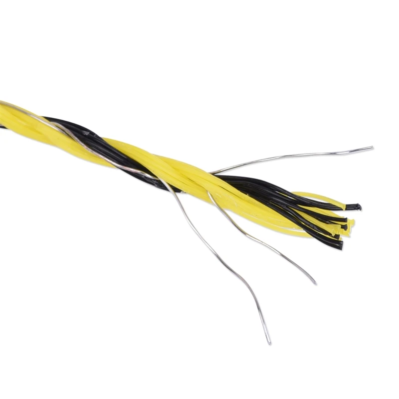 VOSS.farming Weidezaunlitze 1000 M, 1x 0,25 Kupfer + 2x 0,25 Niro, Schwarz-gelb 5 VOSS.farming Weidezaunlitze 1000 M, 1x 0,25 Kupfer + 2x 0,25 Niro, Schwarz-gelb – Bild 3