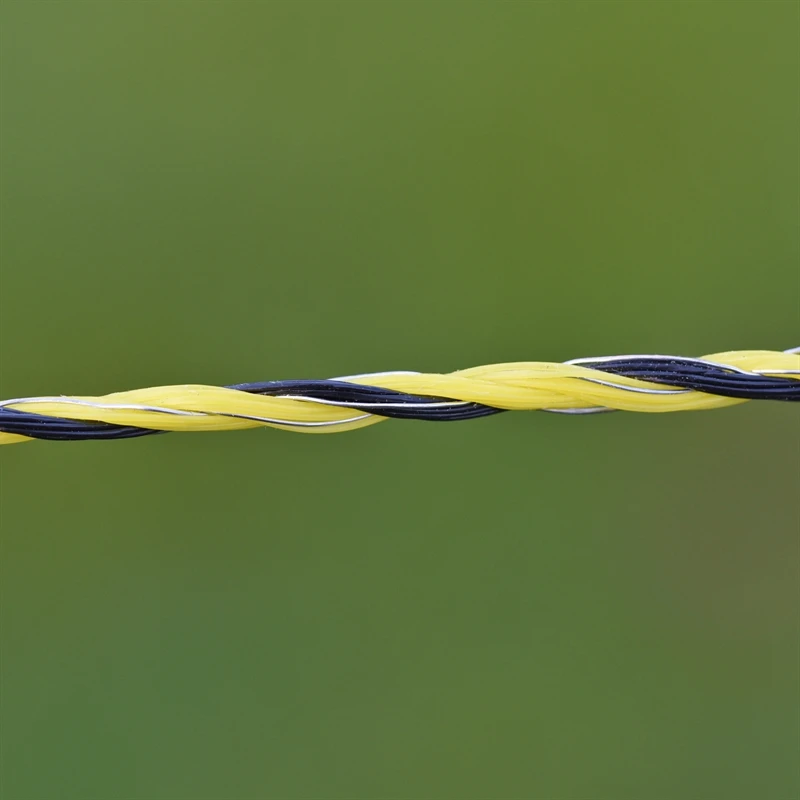 VOSS.farming Weidezaunlitze 1000 M, 1x 0,25 Kupfer + 2x 0,25 Niro, Schwarz-gelb 7 VOSS.farming Weidezaunlitze 1000 M, 1x 0,25 Kupfer + 2x 0,25 Niro, Schwarz-gelb – Bild 5