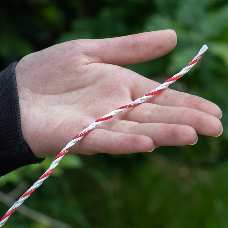 3x VOSS.farming Weidezaunlitze 400m, 3x 0,25 Kupfer + 3x 0,20 Niro, Inkl. 5x Verbinder & Warnschild 18 3x VOSS.farming Weidezaunlitze 400m, 3x 0,25 Kupfer + 3x 0,20 Niro, Inkl. 5x Verbinder & Warnschild – Bild 16