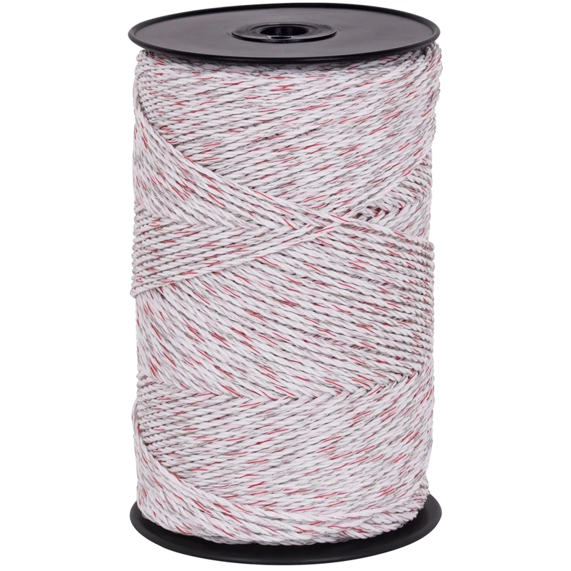 5x VOSS.farming Weidezaunlitze 400m, 3x 0,25 Kupfer + 3x 0,20 Niro, Inkl. 10x Verbinder & Warnschild 6 5x VOSS.farming Weidezaunlitze 400m, 3x 0,25 Kupfer + 3x 0,20 Niro, Inkl. 10x Verbinder & Warnschild – Bild 4