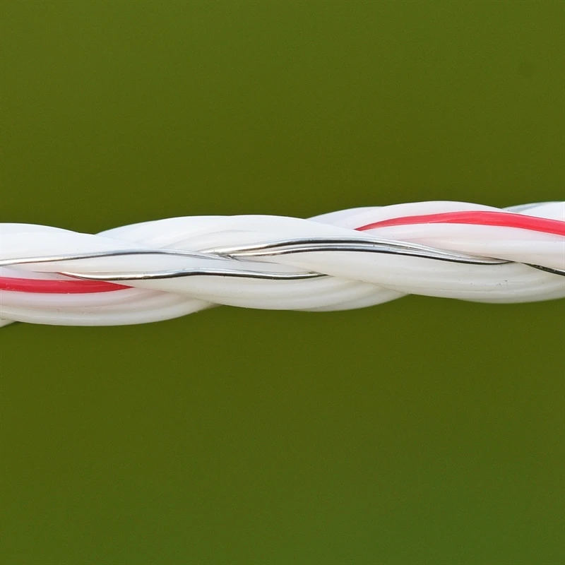 VOSS.farming Weidezaunlitze 400 M, 3x 0,25 Kupfer + 3x 0,20 Niro, Weiß 8 VOSS.farming Weidezaunlitze 400 M, 3x 0,25 Kupfer + 3x 0,20 Niro, Weiß – Bild 6