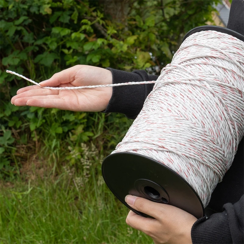 5x VOSS.farming Weidezaunlitze 400m, 3x 0,25 Kupfer + 3x 0,20 Niro, Inkl. 10x Verbinder & Warnschild 17 5x VOSS.farming Weidezaunlitze 400m, 3x 0,25 Kupfer + 3x 0,20 Niro, Inkl. 10x Verbinder & Warnschild – Bild 15