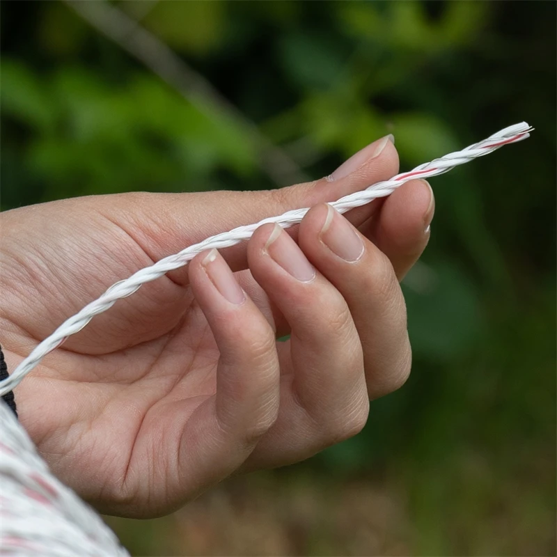 5x VOSS.farming Weidezaunlitze 400m, 3x 0,25 Kupfer + 3x 0,20 Niro, Inkl. 10x Verbinder & Warnschild 18 5x VOSS.farming Weidezaunlitze 400m, 3x 0,25 Kupfer + 3x 0,20 Niro, Inkl. 10x Verbinder & Warnschild – Bild 16