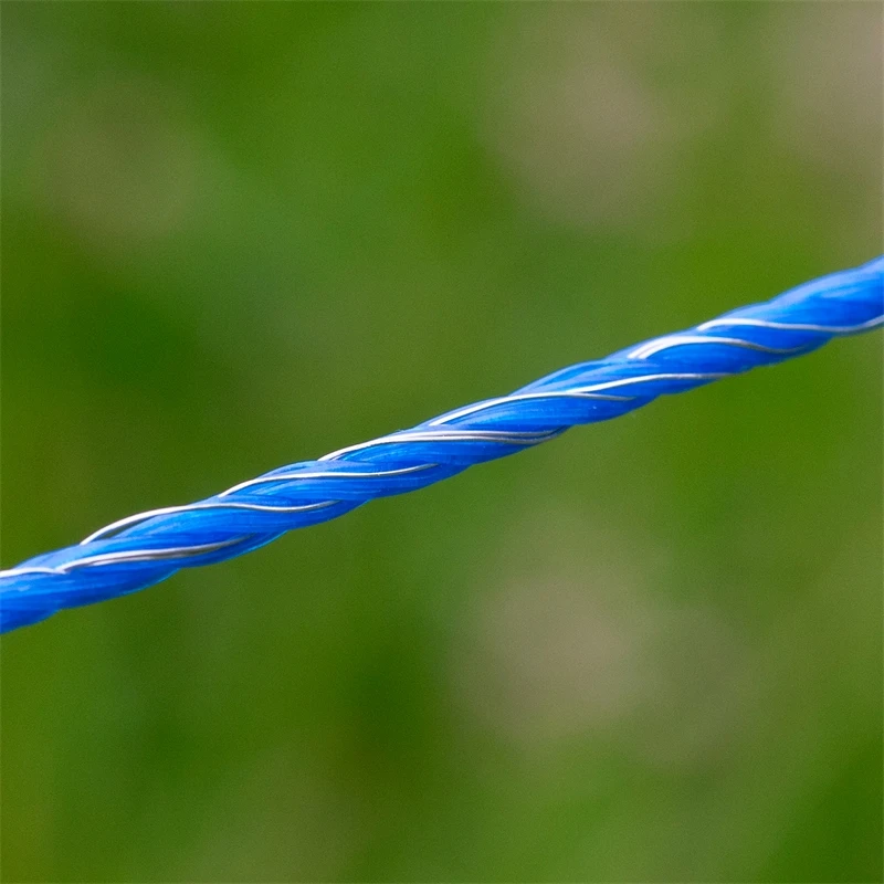 VOSS.farming Weidezaunlitze Wildabwehr 400m, 2x0,25 Kupfer+2x0,25 Niro, Blau 10 VOSS.farming Weidezaunlitze Wildabwehr 400m, 2x0,25 Kupfer+2x0,25 Niro, Blau – Bild 8