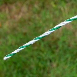 VOSS.farming Weidezaunlitze 400m, 3x0,40 HPC/Ultra, Weiß-grün -Optimal Ranchzaun Geschäft 42735 voss farming weidezaunlitze hpc ultra 400m detail 1