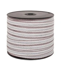 VOSS.farming Weidezaunband 200m/20mm, 2x0,25 Kupfer + 4x0,20 Niro, Weiß-schwarz 6 VOSS.farming Weidezaunband 200m/20mm, 2x0,25 Kupfer + 4x0,20 Niro, Weiß-schwarz -Optimal Ranchzaun Geschäft 42812 voss farming weideband pferdeeinzaeunung 20mm profiline weiss 1