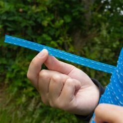 VOSS.farming Weidezaunband Wildabwehr 200m, 10mm, 1x0,25 Kupfer+3x0,20 Niro, Blau -Optimal Ranchzaun Geschäft 42817 voss farming weidezaunlitze wildabwehr blau 200m detail 3