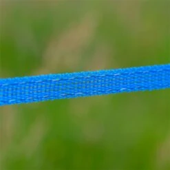 VOSS.farming Weidezaunband Wildabwehr 200m, 10mm, 1x0,25 Kupfer+3x0,20 Niro, Blau -Optimal Ranchzaun Geschäft 42817 voss farming weidezaunlitze wildabwehr blau 200m detail 5