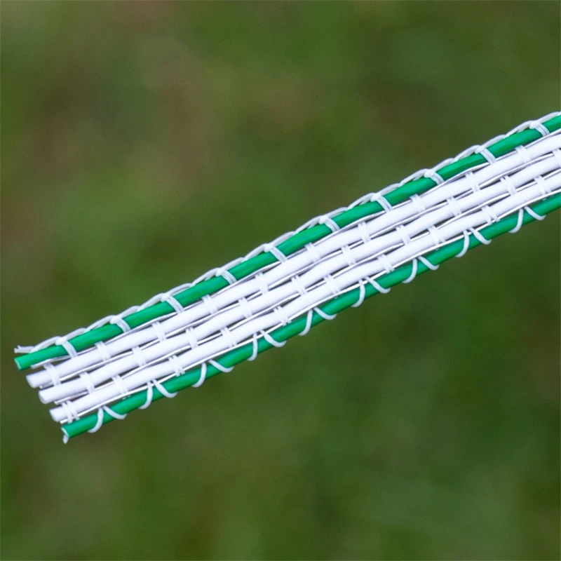 VOSS.farming Weidezaunband 200m, 10mm, 4x0,40 HPC/Ultra, Weiß-grün 9 VOSS.farming Weidezaunband 200m, 10mm, 4x0,40 HPC/Ultra, Weiß-grün – Bild 7