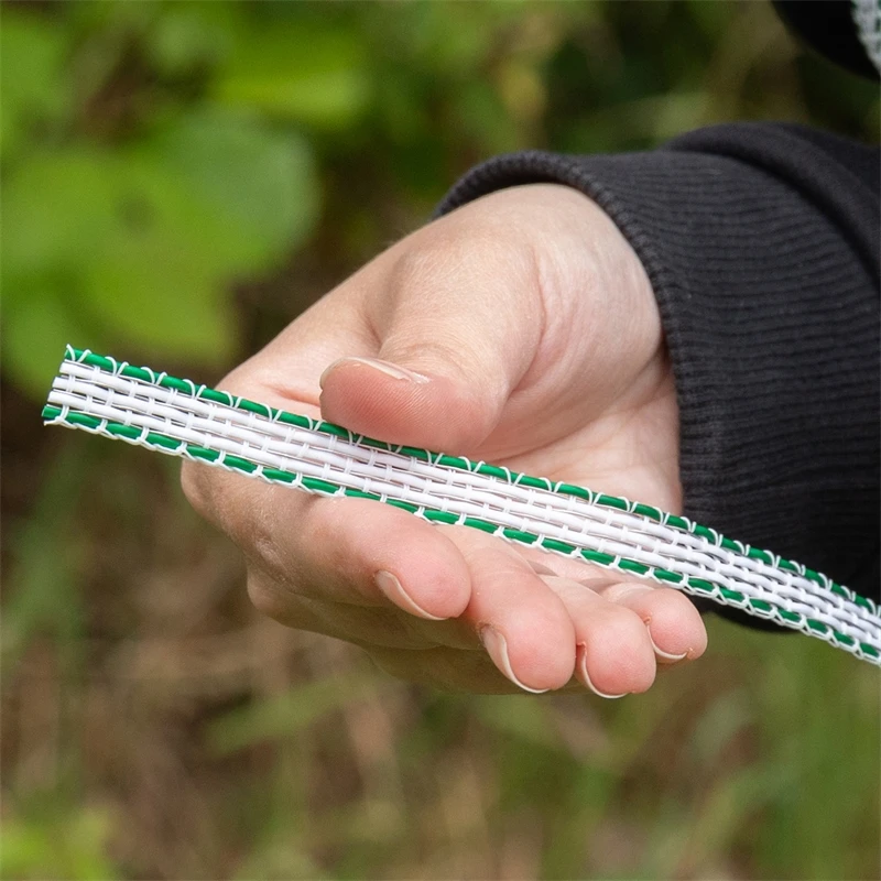 VOSS.farming Weidezaunband 200m, 10mm, 4x0,40 HPC/Ultra, Weiß-grün 8 VOSS.farming Weidezaunband 200m, 10mm, 4x0,40 HPC/Ultra, Weiß-grün – Bild 6