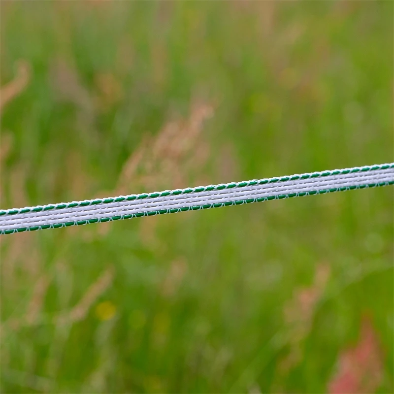 VOSS.farming Weidezaunband 200m, 10mm, 4x0,40 HPC/Ultra, Weiß-grün 10 VOSS.farming Weidezaunband 200m, 10mm, 4x0,40 HPC/Ultra, Weiß-grün – Bild 8