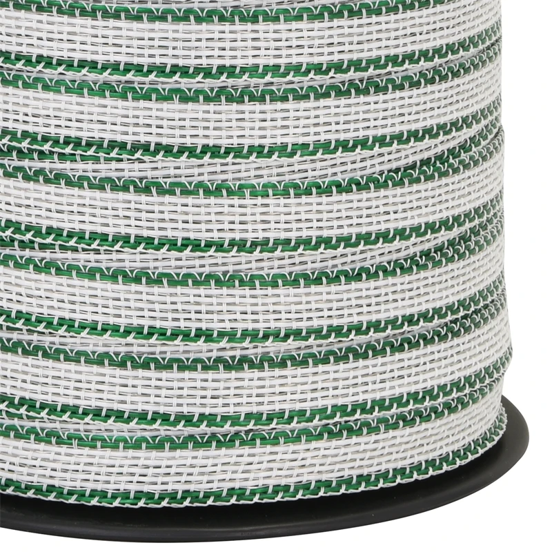VOSS.farming Weidezaunband 200m, 20mm, 6x0,40 HPC/Ultra, Weiß-grün 5 VOSS.farming Weidezaunband 200m, 20mm, 6x0,40 HPC/Ultra, Weiß-grün – Bild 3
