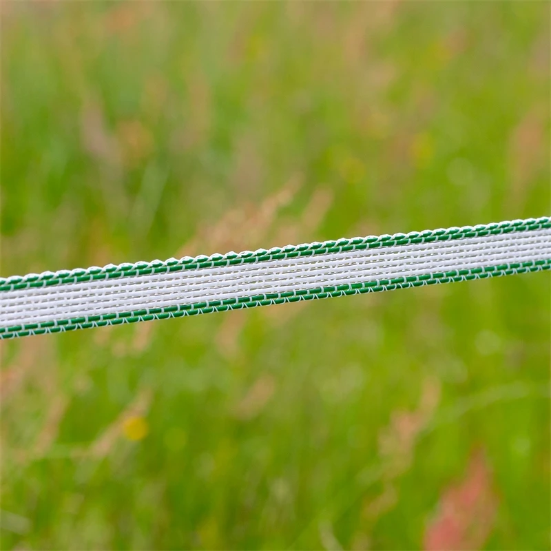 VOSS.farming Weidezaunband 200m, 20mm, 6x0,40 HPC/Ultra, Weiß-grün 11 VOSS.farming Weidezaunband 200m, 20mm, 6x0,40 HPC/Ultra, Weiß-grün – Bild 9
