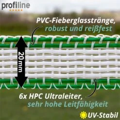 VOSS.farming Weidezaunband 200m, 20mm, 6x0,40 HPC/Ultra, Weiß-grün 15 VOSS.farming Weidezaunband 200m, 20mm, 6x0,40 HPC/Ultra, Weiß-grün -Optimal Ranchzaun Geschäft 42852 voss farming weidezaunband 20mm hpc ultra detailbild
