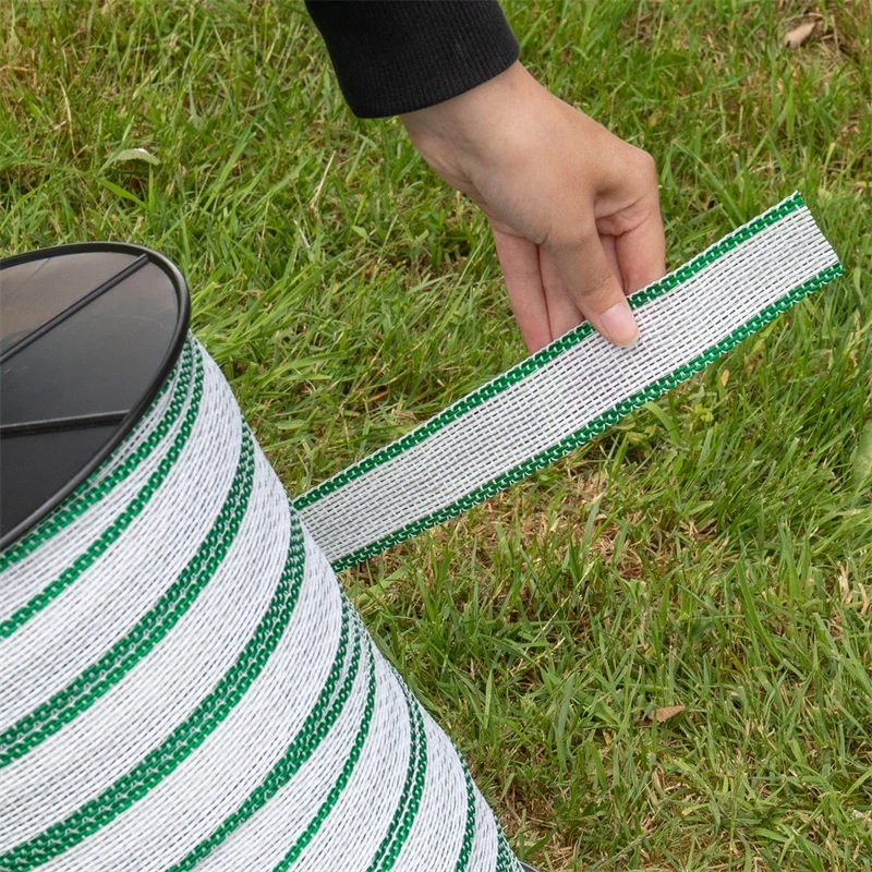 VOSS.farming Weidezaunband 200m, 40mm, 10x0,40 HPC/Ultra, Weiß-grün 8 VOSS.farming Weidezaunband 200m, 40mm, 10x0,40 HPC/Ultra, Weiß-grün – Bild 6