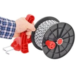 TopLine Weidezaunlitze 300 M Auf Euro Haspel 20 TopLine Weidezaunlitze 300 M Auf Euro Haspel -Optimal Ranchzaun Geschäft 43405 Elektrozaun Haspel praktisch und handlich