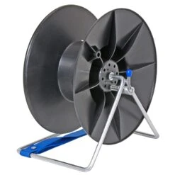 Sparset "farming 2000": 1x Haspel Groß + 2x Ersatztrommel Groß -Optimal Ranchzaun Geschäft 43414 Kunststoffhaspel auf Trage Weidezaunhaspel 1