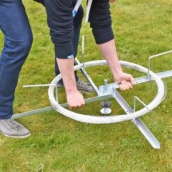 Drahtabroller, Haspel Für Stahldraht, Glattdraht -Optimal Ranchzaun Geschäft 43417 VOSS.farming Drahtabroller fuer Festzaundraht