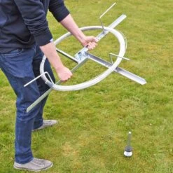 Drahtabroller, Haspel Für Stahldraht, Glattdraht -Optimal Ranchzaun Geschäft 43417 VOSS.farming Drahthaspel Drahtabroller der ideale Helfer beim Festzaunbau