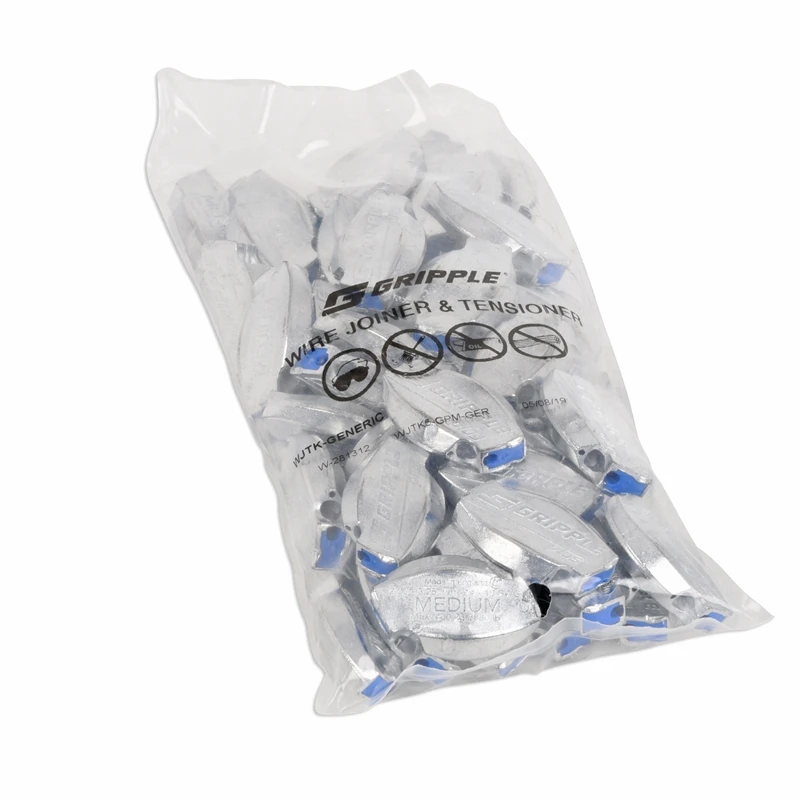 Gripple-SPARSET: 1x Spannzange + 50x Drahtverbinder "medium", Ø 2,00-3,25mm 4 Gripple-SPARSET: 1x Spannzange + 50x Drahtverbinder "medium", Ø 2,00-3,25mm – Bild 2